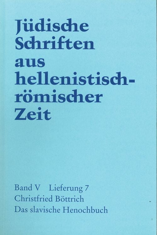 Produktbild: J&uuml;dische Schriften aus hellenistisch-r&ouml;mischer Zeit, Bd 5: Apokalypsen / Das slavische Henochbuch