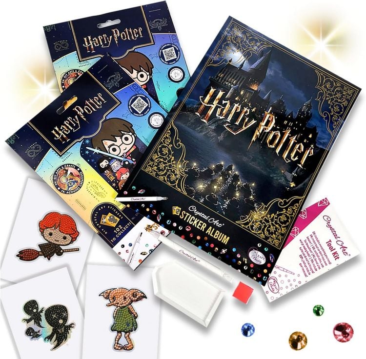 Produktbild: Craft Buddy CA-31HPSALB - Crystal Art, Harry Potter Sticker Album Starter Pack, 25x20cm, Diamant-Malerei-Set
