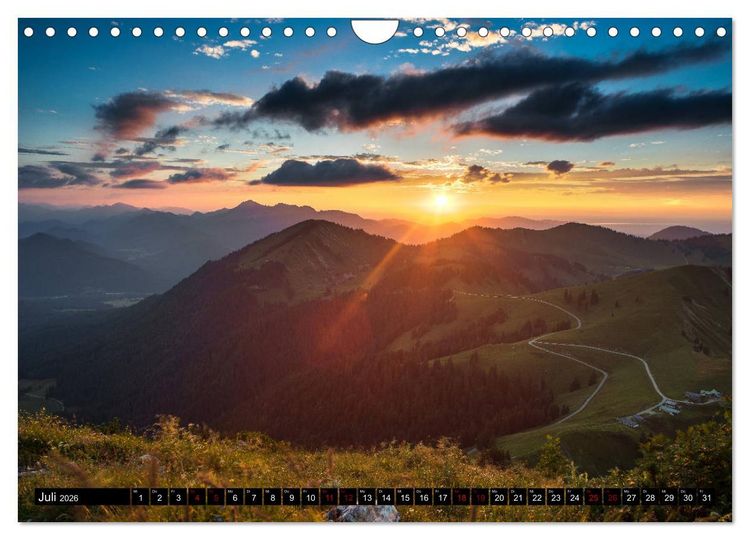 Produktbild: Traumhafte Alpen (Wandkalender 2026 DIN A4 quer), CALVENDO Monatskalender