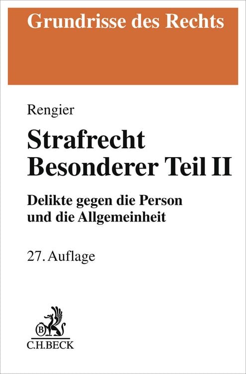 Produktbild: Strafrecht Besonderer Teil II