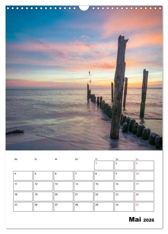 Produktbild: Insel R&uuml;gen - Wilde Sch&ouml;nheit an der Ostsee (Wandkalender 2026 DIN A3 hoch), CALVENDO Monatskalender