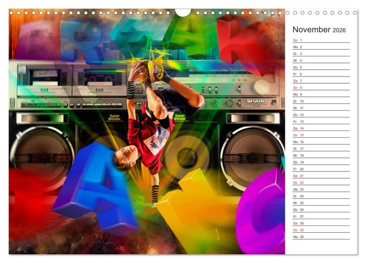 Produktbild: Break Dance (Wandkalender 2026 DIN A3 quer), CALVENDO Monatskalender
