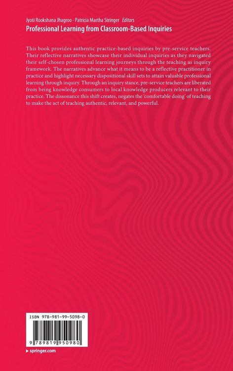 Produktbild: Professional Learning from Classroom-Based Inquiries