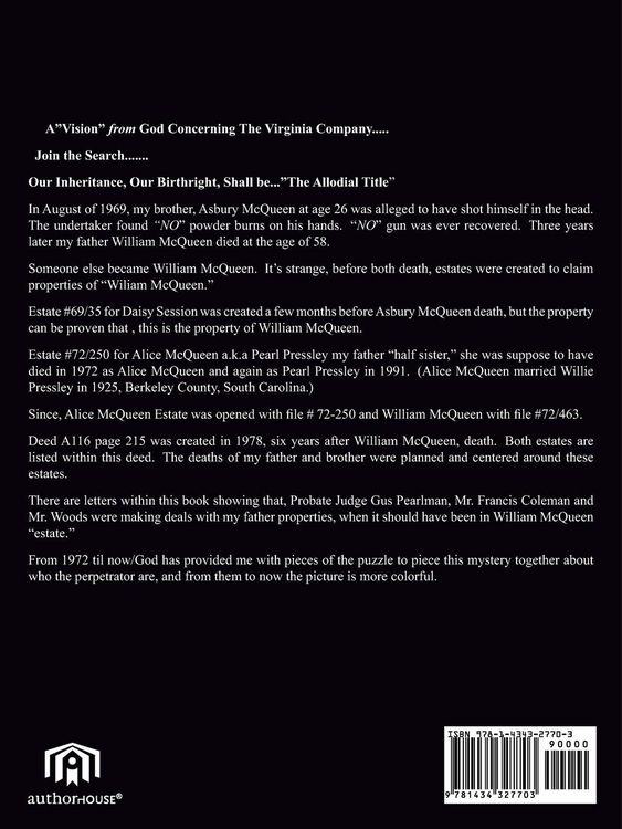 Produktbild: A Vision From God Concerning the Virginia Company.....