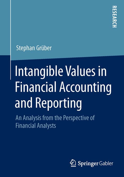 Produktbild: Intangible Values in Financial Accounting and Reporting
