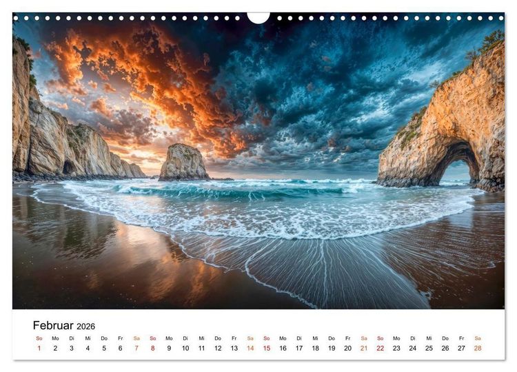 Produktbild: Neuseeland - Land der tausend Horizonte (Wandkalender 2026 DIN A3 quer), CALVENDO Monatskalender
