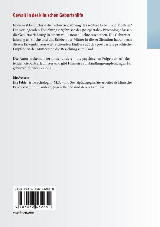Produktbild: Gewalt in der klinischen Geburtshilfe