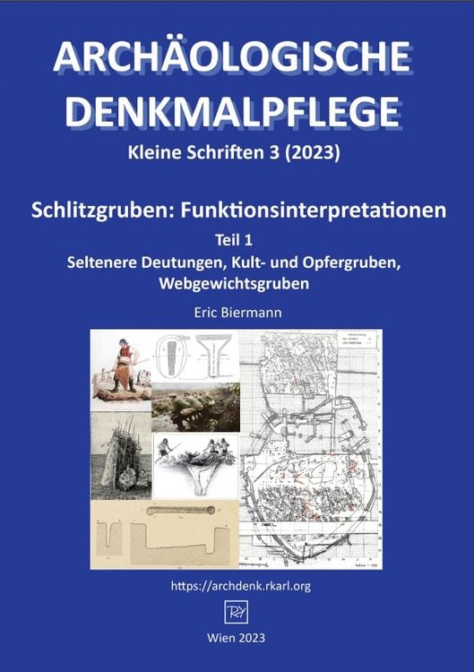 Produktbild: Arch&auml;ologische Denkmalpflege, Kleine Schriften / Schlitzgruben: Funktionsinterpretationen, Teil 1