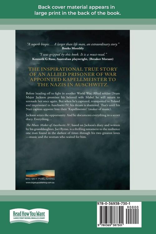 Produktbild: The Music Maker of Auschwitz IV [16pt Large Print Edition]
