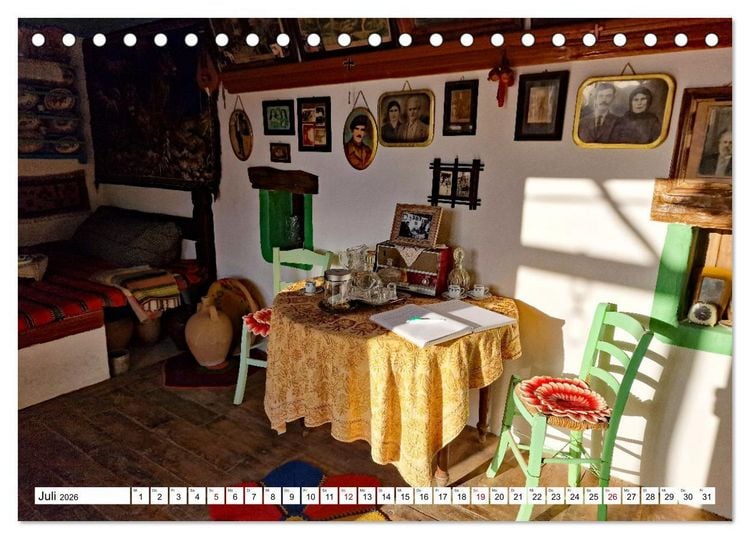 Produktbild: Traditionshaus auf Kos (Tischkalender 2026 DIN A5 quer), CALVENDO Monatskalender