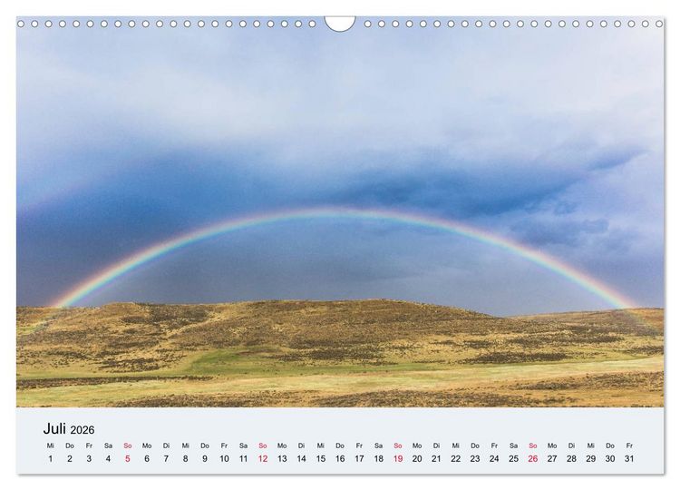 Produktbild: Feuerland - Am Puls der Wildnis (Wandkalender 2026 DIN A3 quer), CALVENDO Monatskalender
