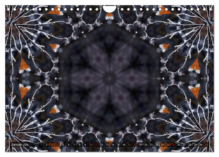 Produktbild: Natur im Kaleidoskop (Wandkalender 2026 DIN A4 quer), CALVENDO Monatskalender