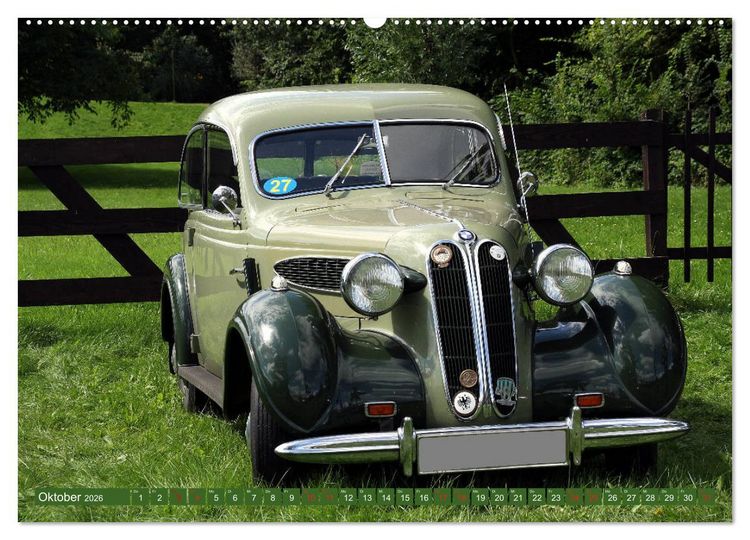 Produktbild: Oldtimer - Fahrzeuge die Geschichte schrieben (hochwertiger Premium Wandkalender 2026 DIN A2 quer), Kunstdruck in Hochglanz