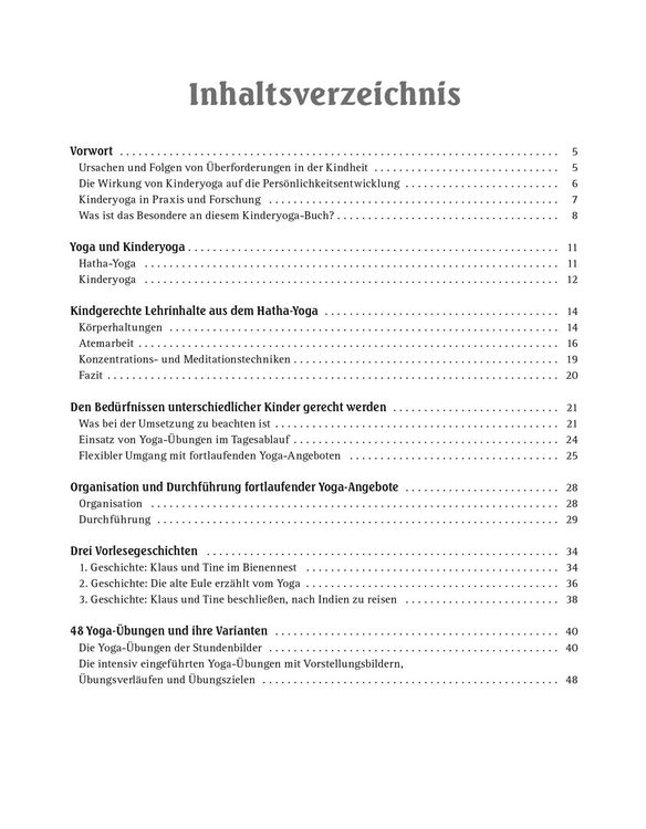 Produktbild: Das Kinderyoga-Spielebuch