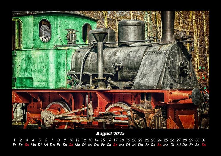 Produktbild: Züge 2025 Fotokalender DIN A3