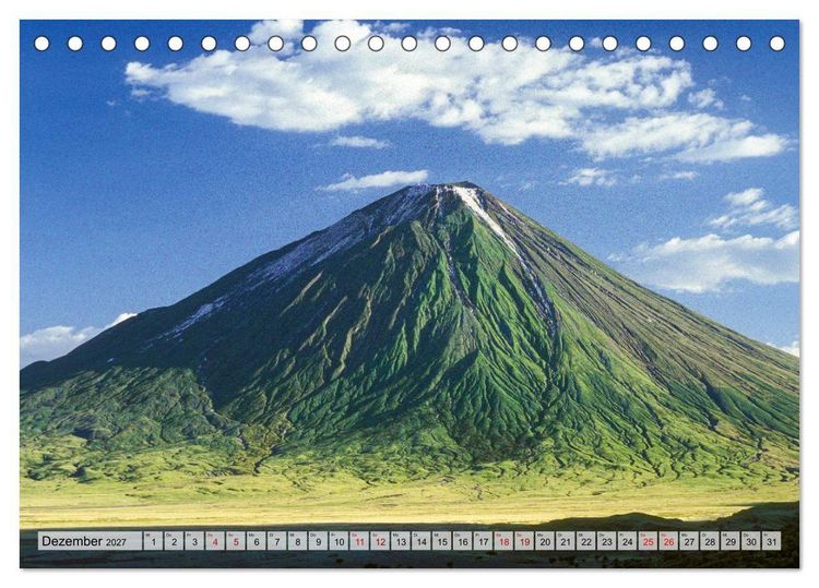 Produktbild: Die sch&ouml;nsten Vulkane Afrikas (Tischkalender 2027 DIN A5 quer), CALVENDO Monatskalender