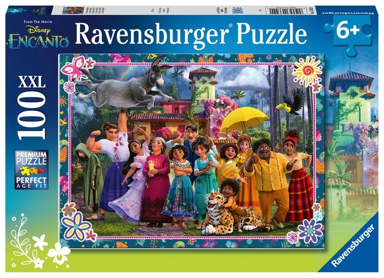 Produktbild: Puzzle Ravensburger Encanto: Die Familie Madrigal 100 Teile XXL