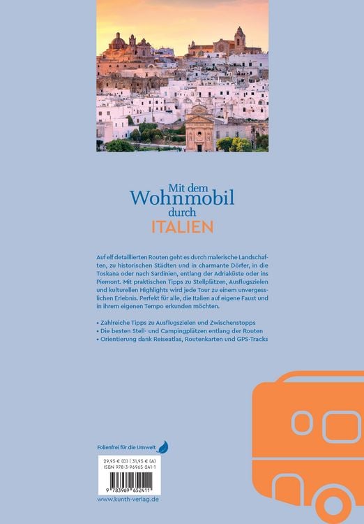 Produktbild: KUNTH Mit dem Wohnmobil durch Italien