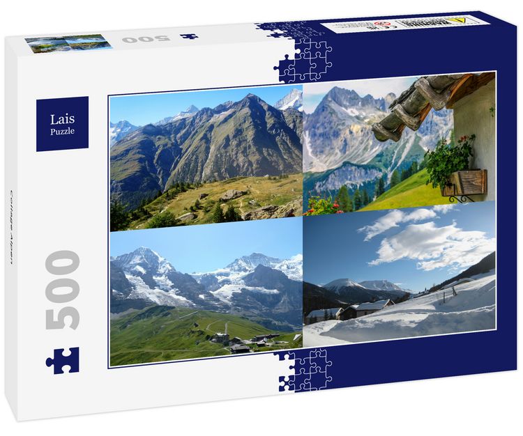 Produktbild: Lais Puzzle Collage Alpen 500 Teile