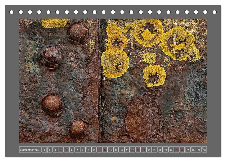 Produktbild: Rost - &Auml;sthetik der Verg&auml;nglichkeit (Tischkalender 2027 DIN A5 quer), CALVENDO Monatskalender