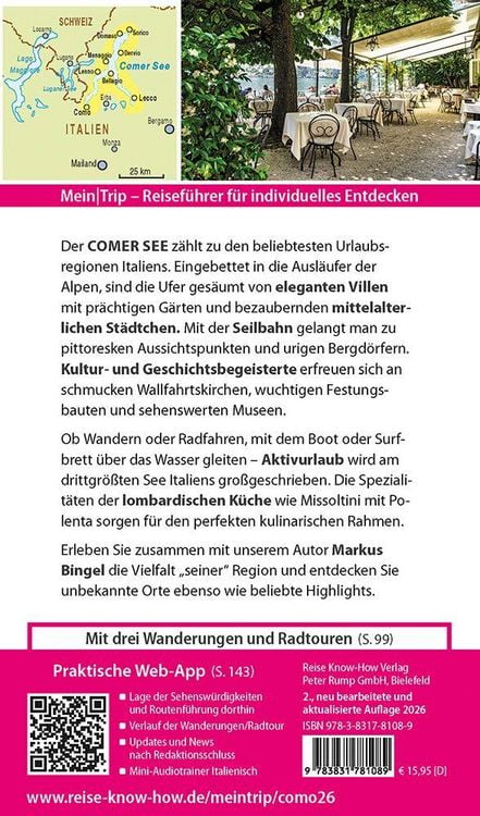Produktbild: Reise Know-How MeinTrip Comer See