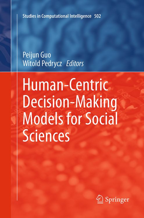 Produktbild: Human-Centric Decision-Making Models for Social Sciences