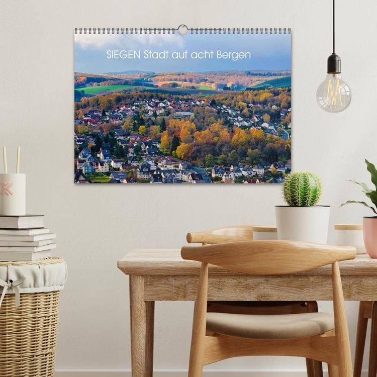 Produktbild: SIEGEN Stadt auf acht Bergen (Wandkalender 2026 DIN A3 quer), CALVENDO Monatskalender