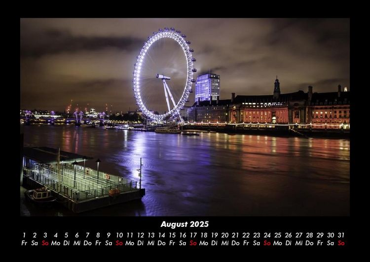 Produktbild: London - Impressionen 2025 Fotokalender DIN A3