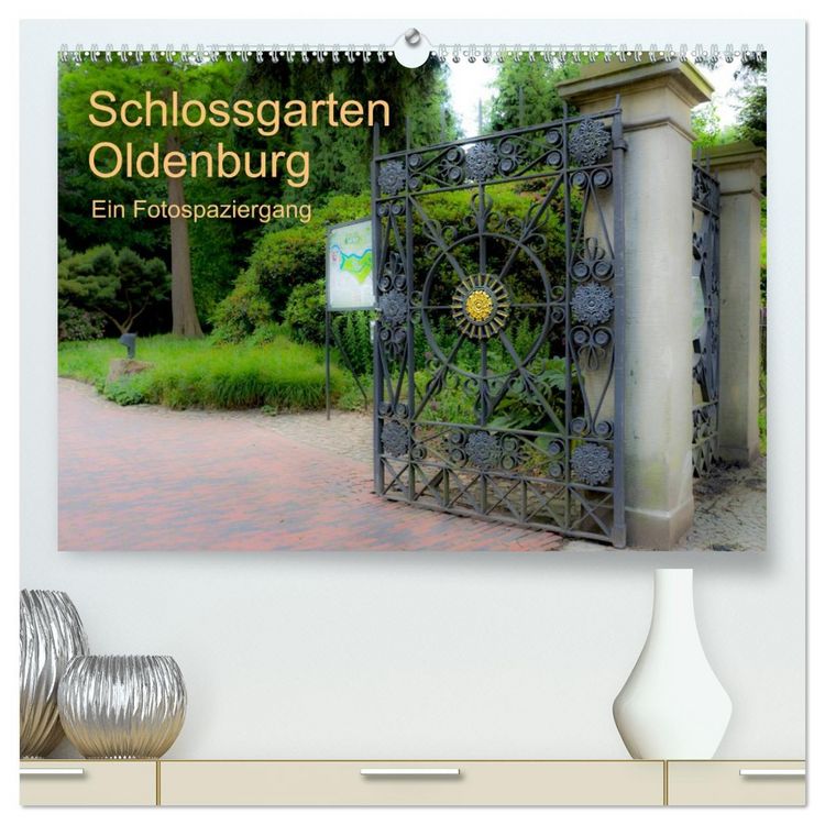 Produktbild: Schlossgarten Oldenburg. Ein Fotospaziergang (hochwertiger Premium Wandkalender 2026 DIN A2 quer), Kunstdruck in Hochglanz