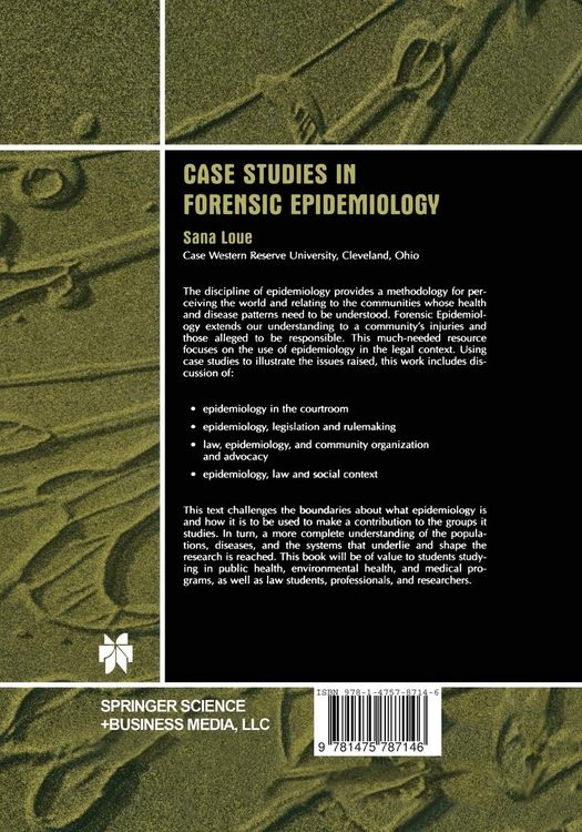 Produktbild: Case Studies in Forensic Epidemiology