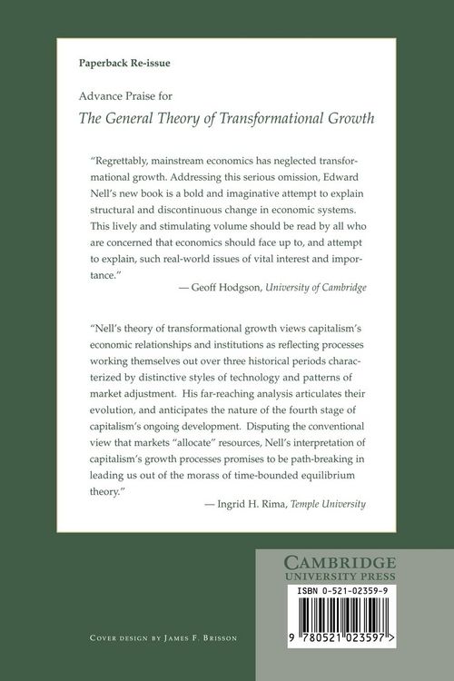 Produktbild: The General Theory of Transformational Growth