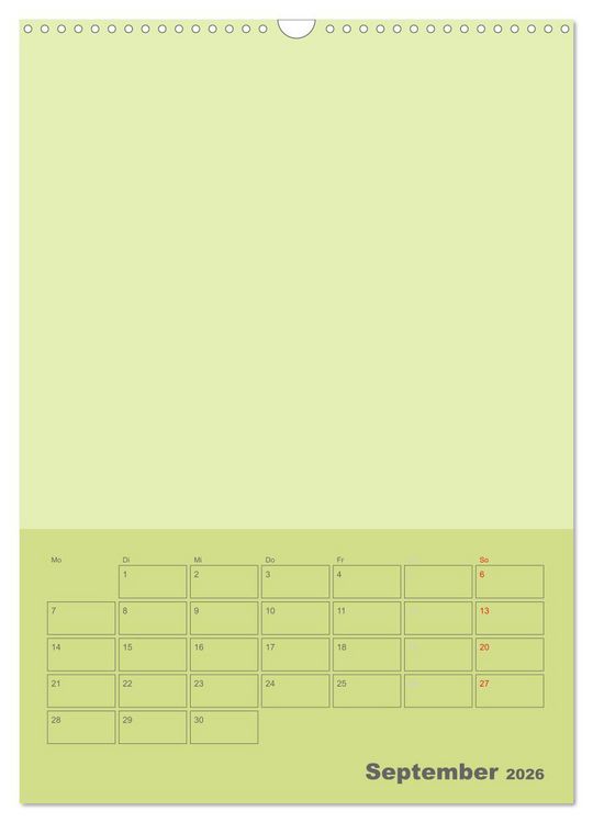 Produktbild: Bastel Terminkalender (Wandkalender 2026 DIN A3 hoch), CALVENDO Monatskalender