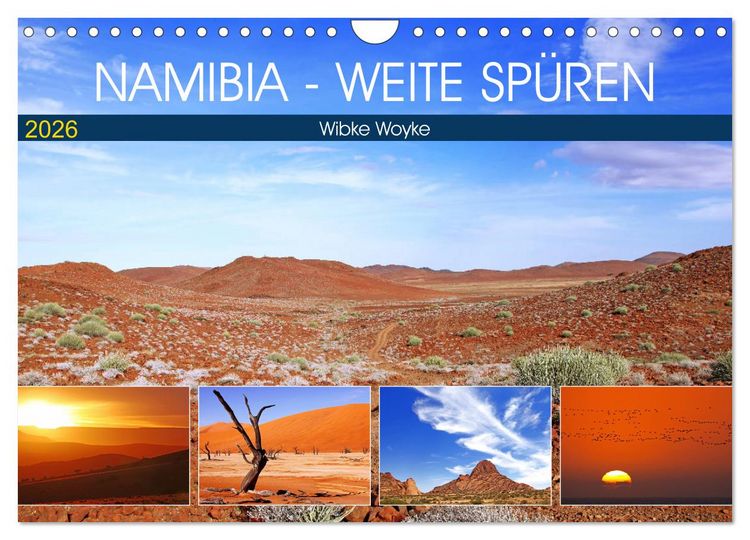 Produktbild: Namibia - Weite sp&uuml;ren (Wandkalender 2026 DIN A4 quer), CALVENDO Monatskalender