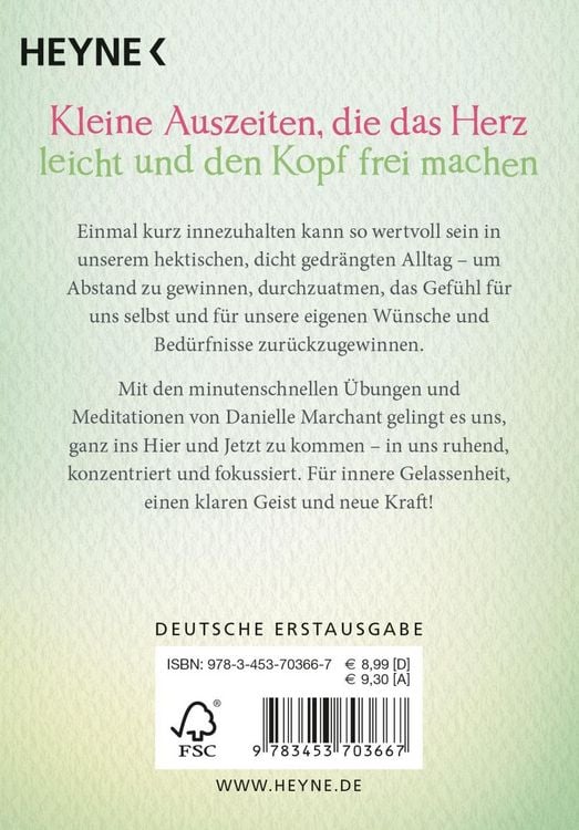 Produktbild: Das kleine Buch vom Innehalten