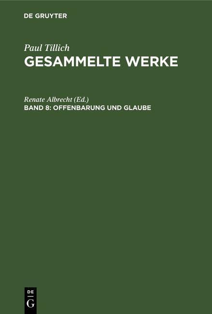 Produktbild: Offenbarung und Glaube
