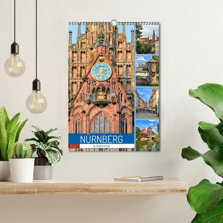Produktbild: N&uuml;rnberg in Hochformat (Wandkalender 2027 DIN A3 hoch), CALVENDO Monatskalender