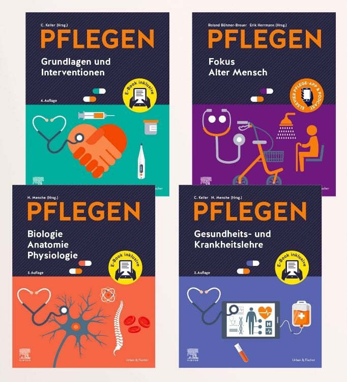Produktbild: PFLEGEN Lernpaket 3.A. + Fokus Alter Mensch