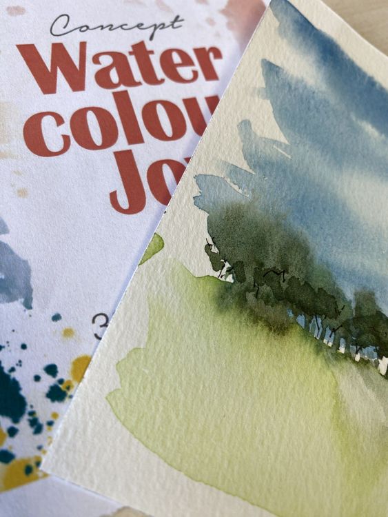 Produktbild: Hahnem&uuml;hle Concept Watercolour Joy DIN A5, 50 Bogen