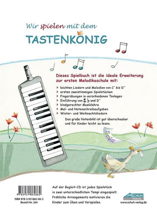 Produktbild: Wir spielen mit dem Tastenk&ouml;nig (mit Begleit-CD)