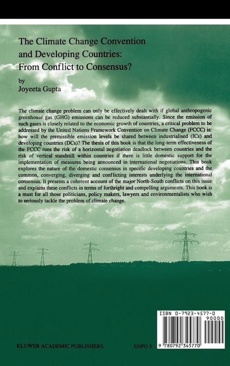Produktbild: The Climate Change Convention and Developing Countries