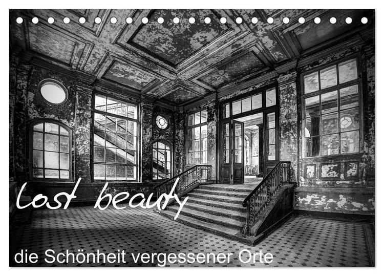 Produktbild: lost beauty (Tischkalender 2026 DIN A5 quer), CALVENDO Monatskalender
