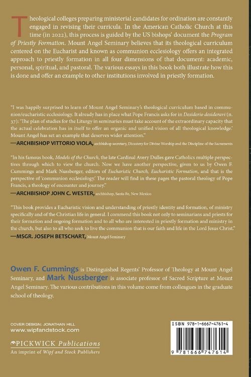 Produktbild: Eucharistic Church, Eucharistic Formation