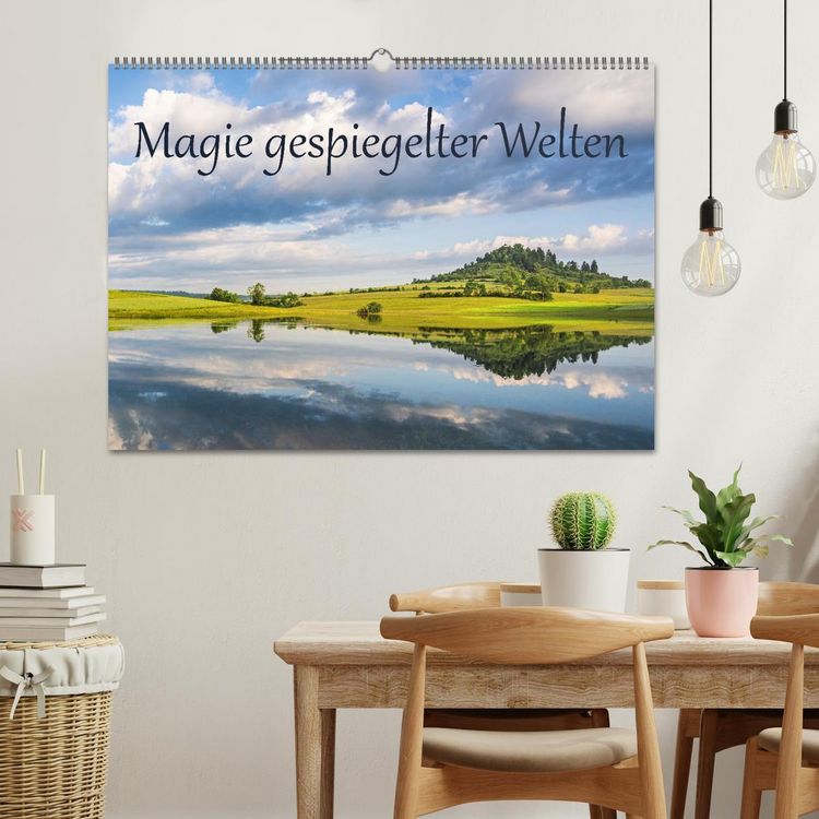 Produktbild: Magie gespiegelter Welten (Wandkalender 2026 DIN A2 quer), CALVENDO Monatskalender