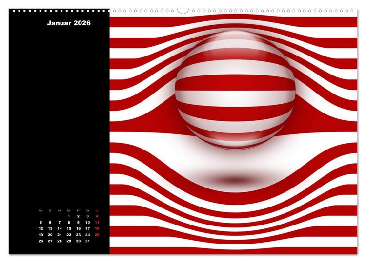Produktbild: Eine runde Sache (Wandkalender 2026 DIN A2 quer), CALVENDO Monatskalender