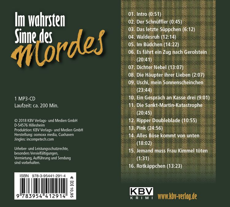 Produktbild: Im wahrsten Sinne des Mordes
