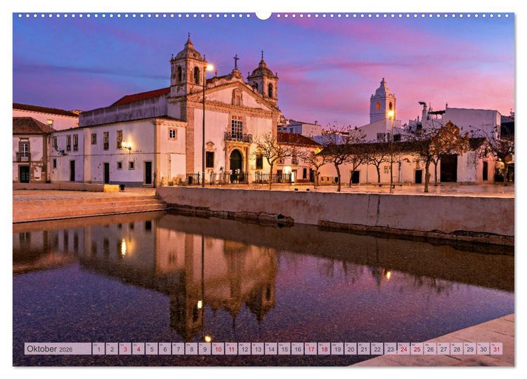 Produktbild: Von Porto bis an die Algarve (Wandkalender 2026 DIN A2 quer), CALVENDO Monatskalender