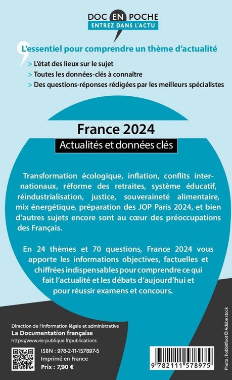 Produktbild: France 2024 : Actualites et Donnees Cles
