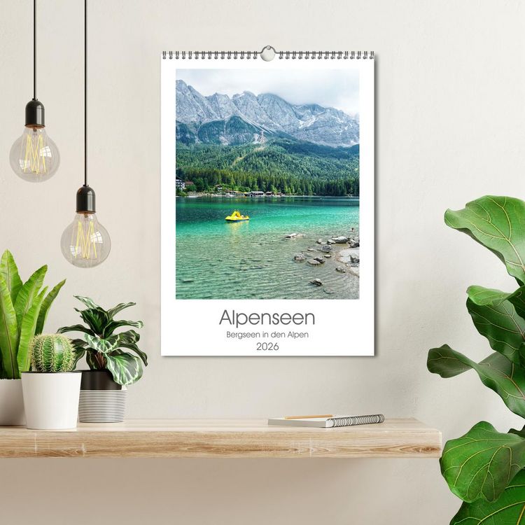Produktbild: Alpenseen (Wandkalender 2026 DIN A3 hoch), CALVENDO Monatskalender