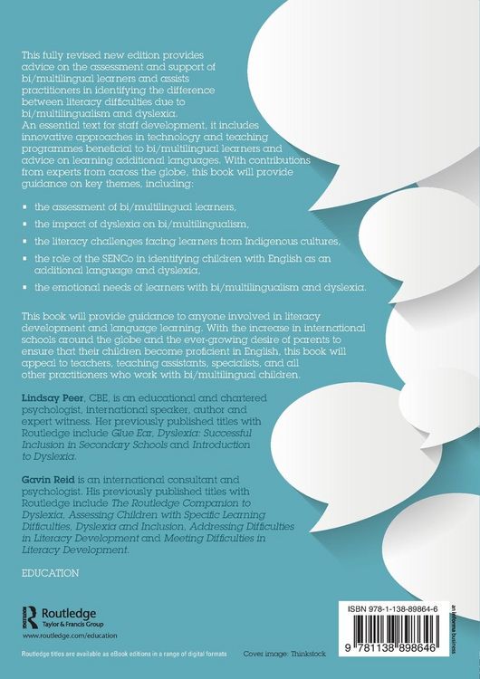 Produktbild: Multilingualism, Literacy and Dyslexia