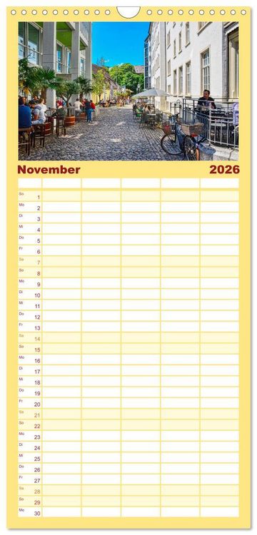 Produktbild: Familienplaner 2026 - Freiburg - Die entspannte Stadt im Breisgau mit 5 Spalten (Wandkalender, 21 x 45 cm) CALVENDO